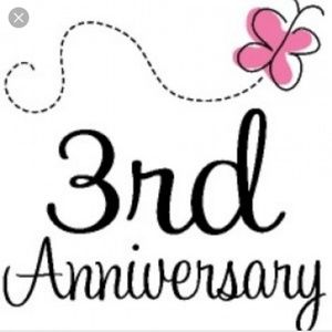 Happy 3 Year Anniversary to Me!!!!🍾🎉🎊
